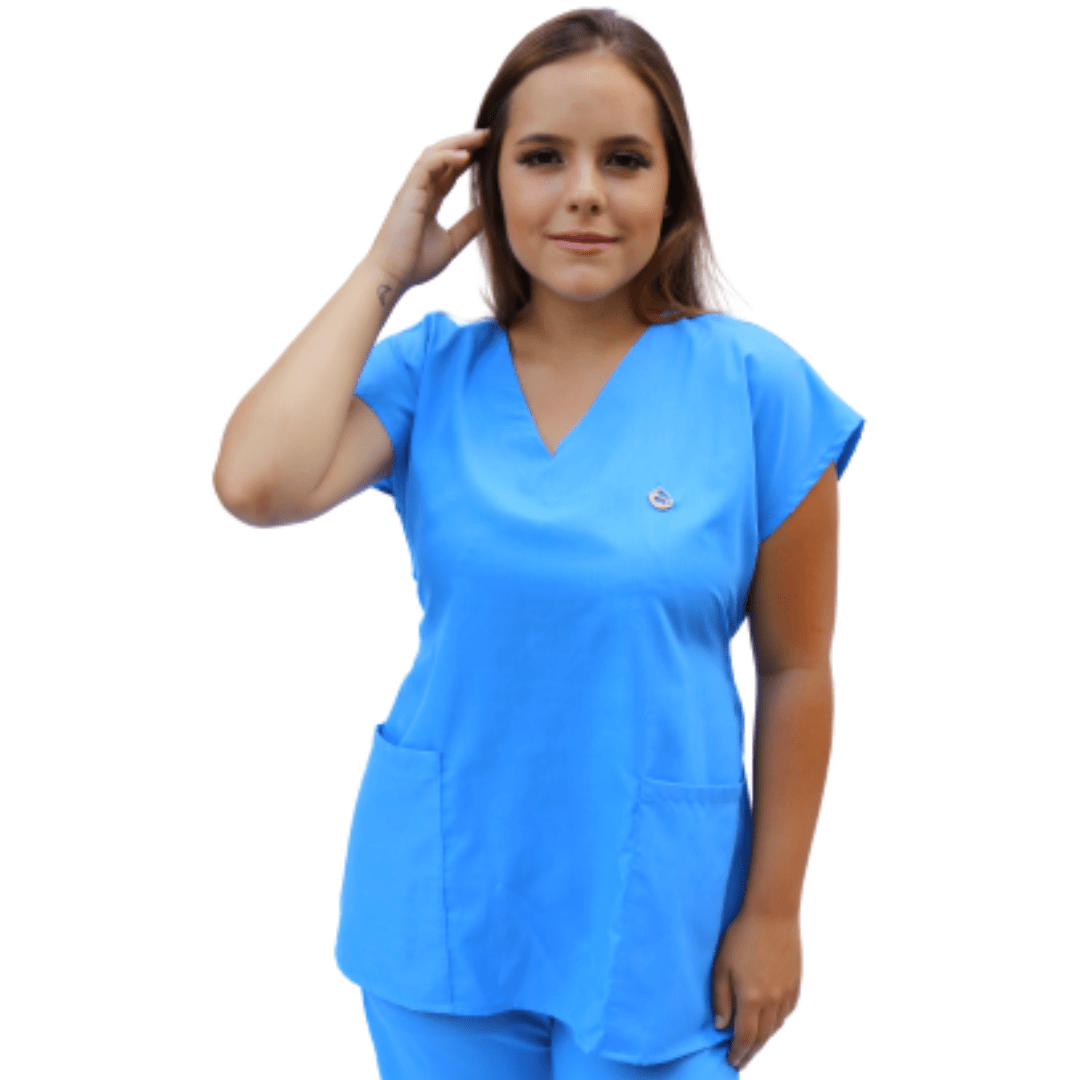 Scrub Aurora Azul Claro