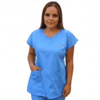 Scrub Aurora Azul Claro